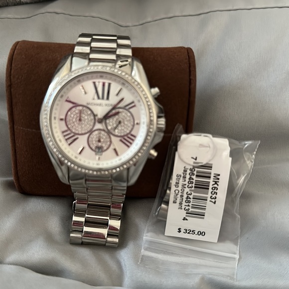 Brand new with tags Michael Kors silver watch. - Picture 2 of 3